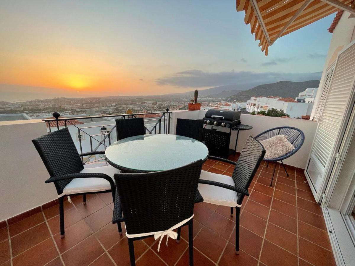 Bellarosa Sunset Ocean View In Costa Adeje With Airco, Garage Leilighet Eksteriør bilde