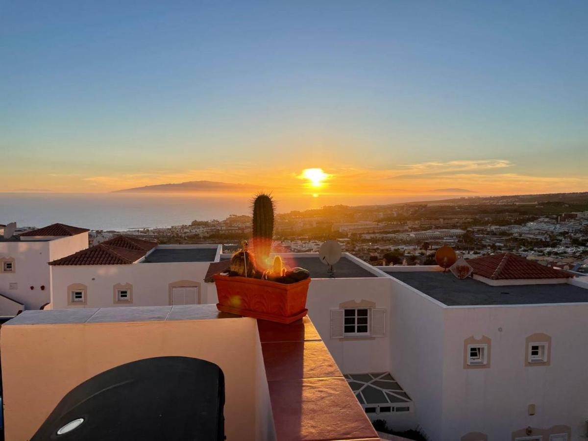Bellarosa Sunset Ocean View In Costa Adeje With Airco, Garage Leilighet Eksteriør bilde