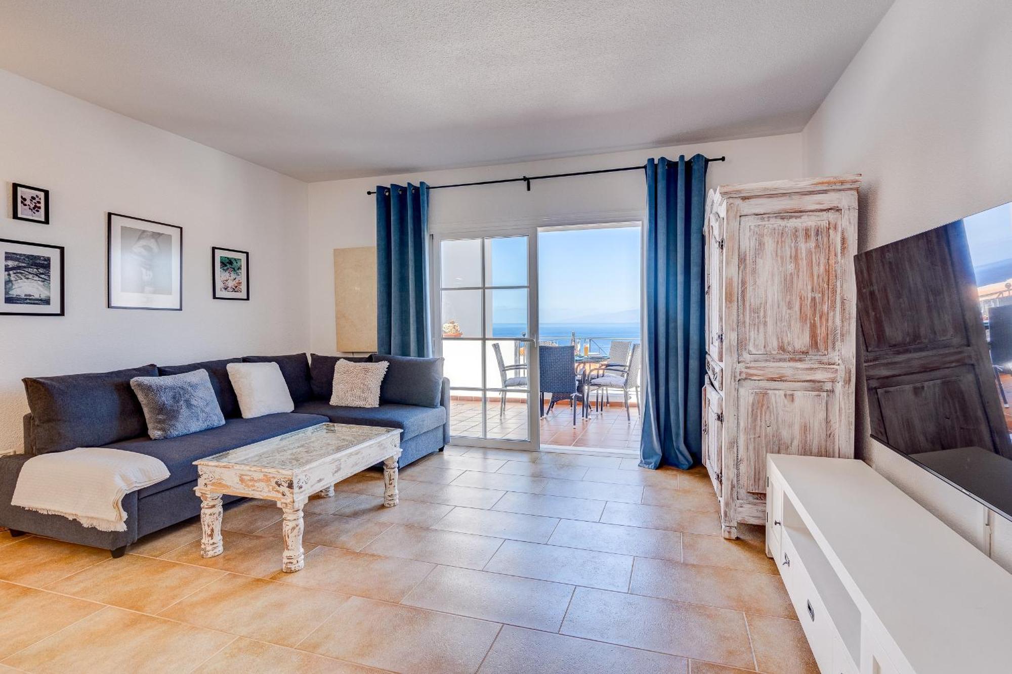 Bellarosa Sunset Ocean View In Costa Adeje With Airco, Garage Leilighet Eksteriør bilde